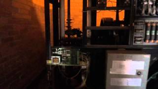 A look around a vintage OTIS machine room.