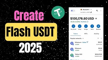 How to make the best flash usdt ERC20/TRC20 |   USDT Flasher