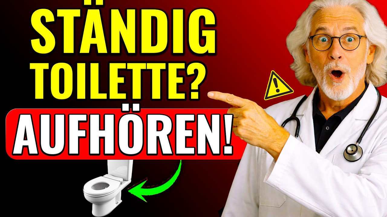 Plötzlicher Harndrang? Diese 3 Alltagsfehler überreizen Ihre Blase ( senioren gesundheit )