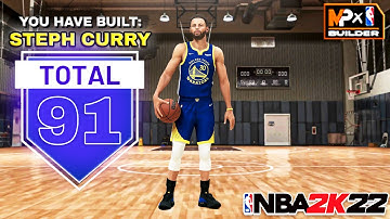 NBA 2K22 STEPH CURRY BUILD - 91 BADGE UPGRADE OFFENSIVE THREAT