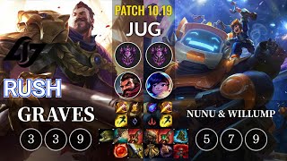 CLG Rush Graves vs Nunu & Willump Jungle - KR Patch 10.19