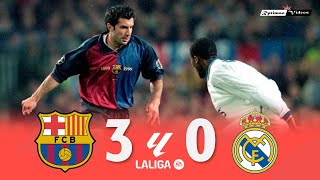 Barcelona 3 x 0 Real Madrid ● La Liga 98/99 Extended Goals & Highlights HD