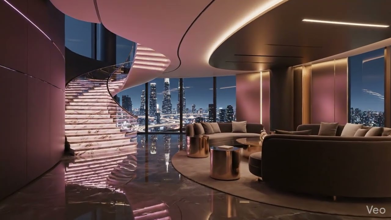 Inside a Futuristic Luxury Penthouse 😍✨ | Dream Home 
