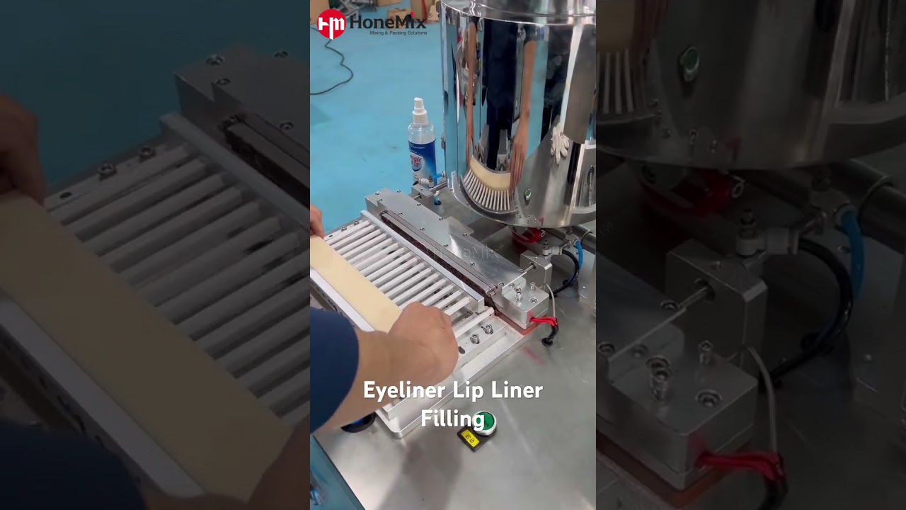 Semi Automatic Eyeliner Lip Liner Highlighter Filling Machine 
