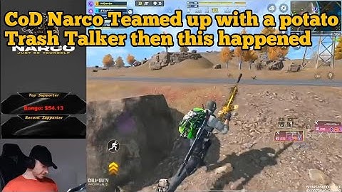 CoD Narco Teamed up with a Trash Talker This Potato Random Player was Trash talking COD Mobile