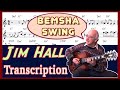 Jim Hall - Bemsha Swing | Transcription