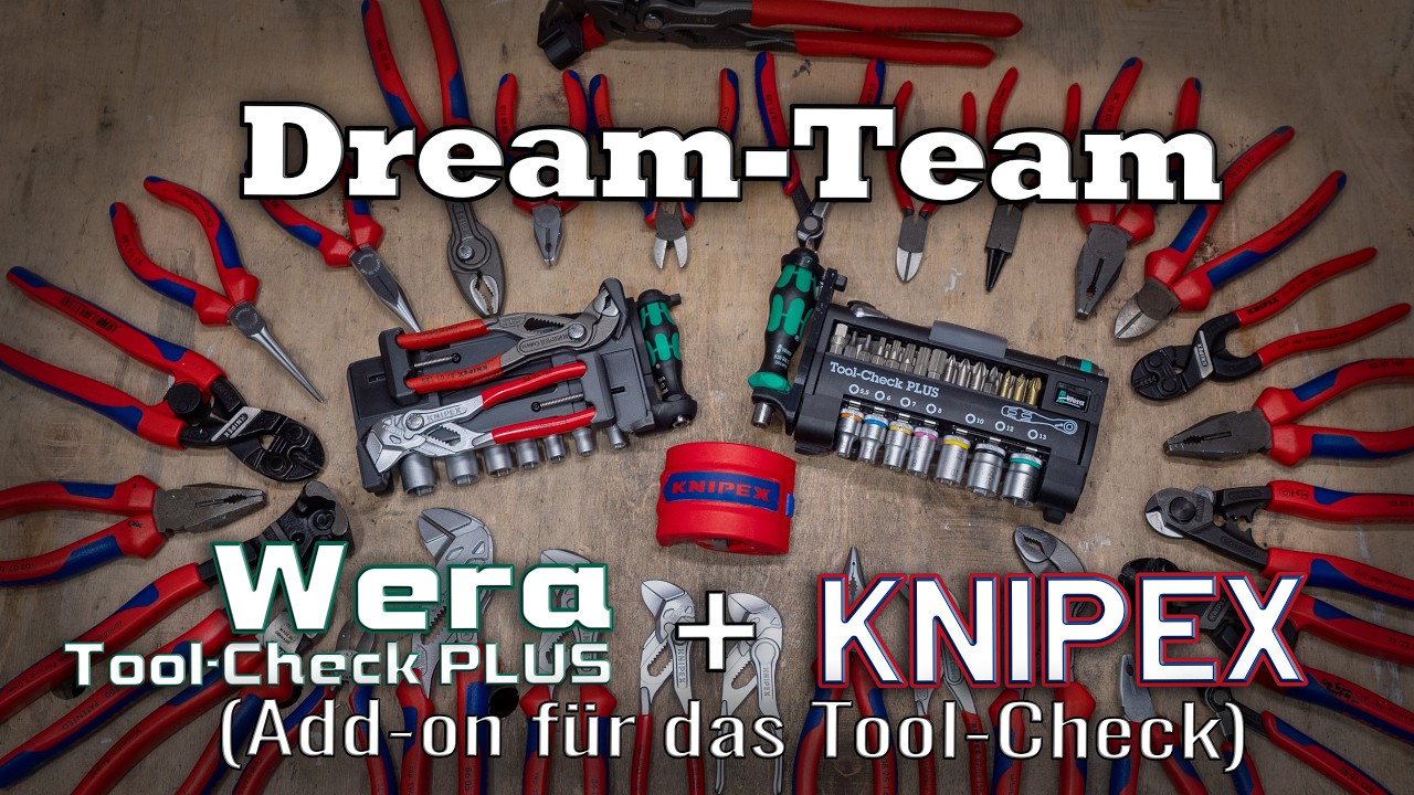 Endlich zusammen was zusammen gehört | Knipex Add-On für das Wera Tool-Check