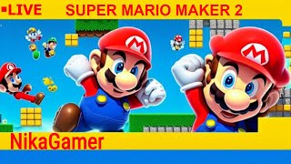 🔴SUPER MARIO EN SUPER MARIO MAKER 2 !! - Mario Maker 2 con EL Nika