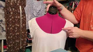 Learn with Me - How to attach stretch lace to a neckline & arm opening
