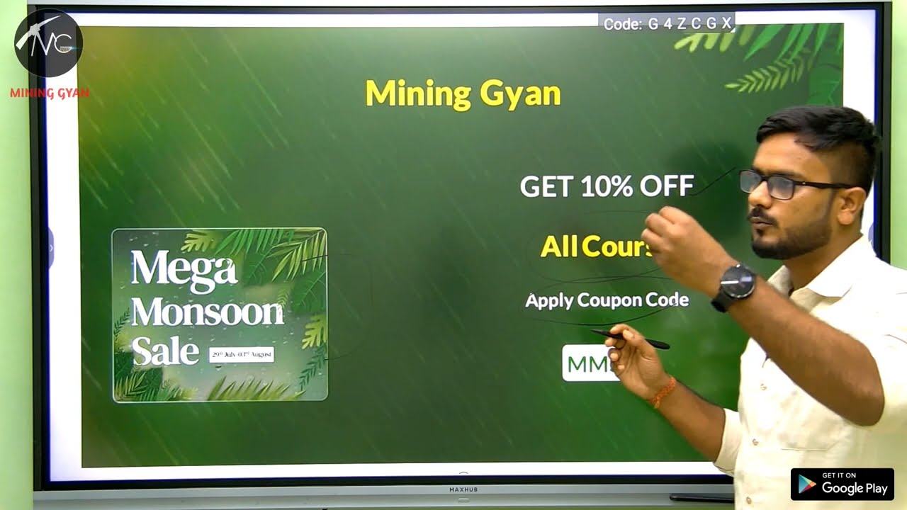 Mega Monsoon Sale On Mining Gyan/Get upto 50% discount and 10% Extra  discount on all MG Course