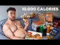 تحدي أكل 10000 سعرة حرارية في يوم واحد