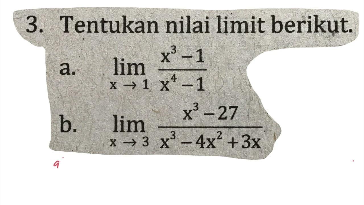Tentukan Nilai Limit Berikut lim X 1 x 1 Untuk X Mendekati 1 lim X carilah-nilai-limit-fungsi-trigonometri-lim-x-4-sin-x-cos-x-1