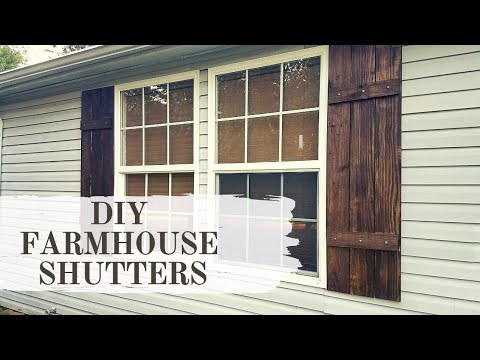 DIY Farmhouse Shutters