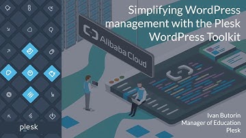 Webinar: Plesk WP Toolkit on Alibaba Cloud