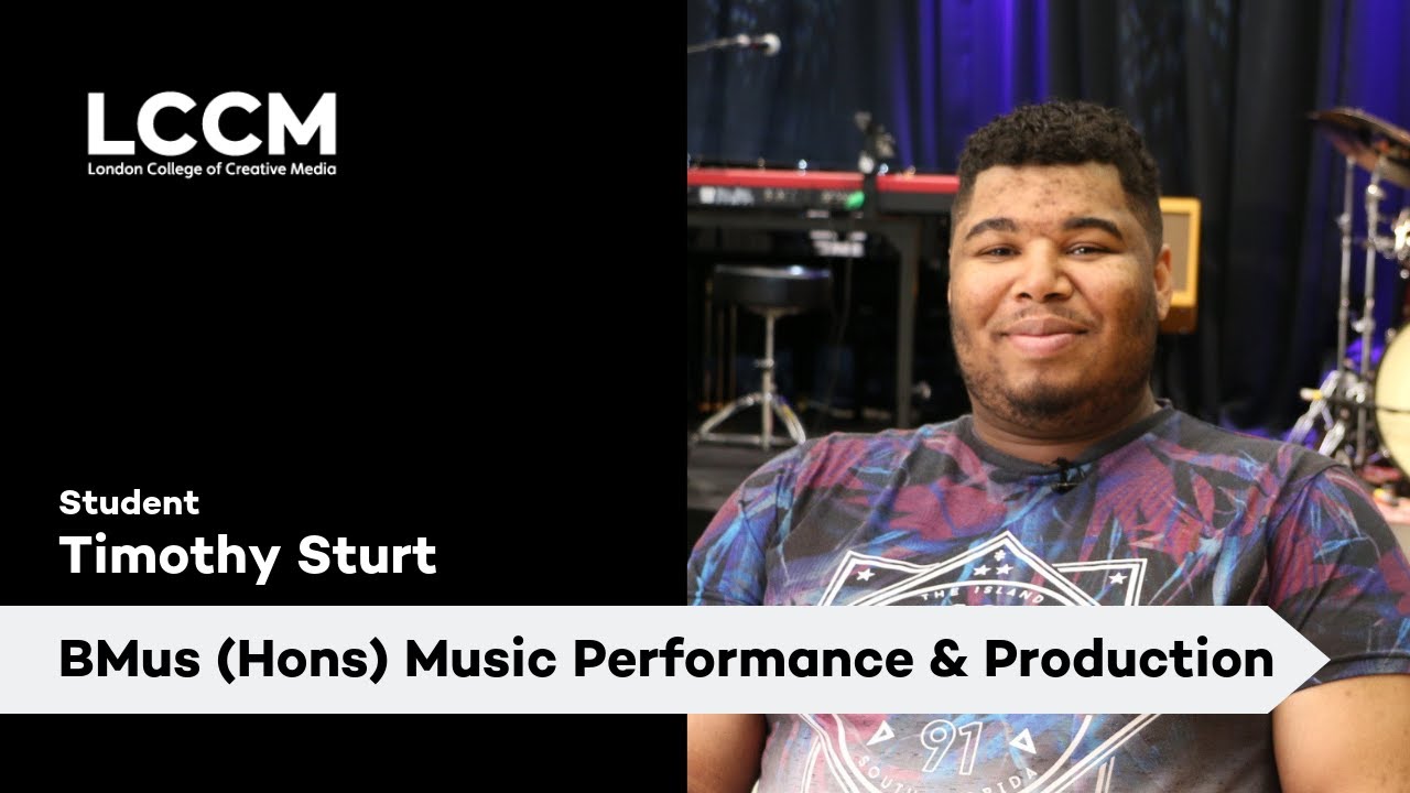 Timothy Sturt - BMUS (Hons) Music Performance & Production student ...