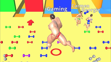 MUSCLE RACE 3D 🏋️🔥- All Levels Gameplay Android, iOS v.1