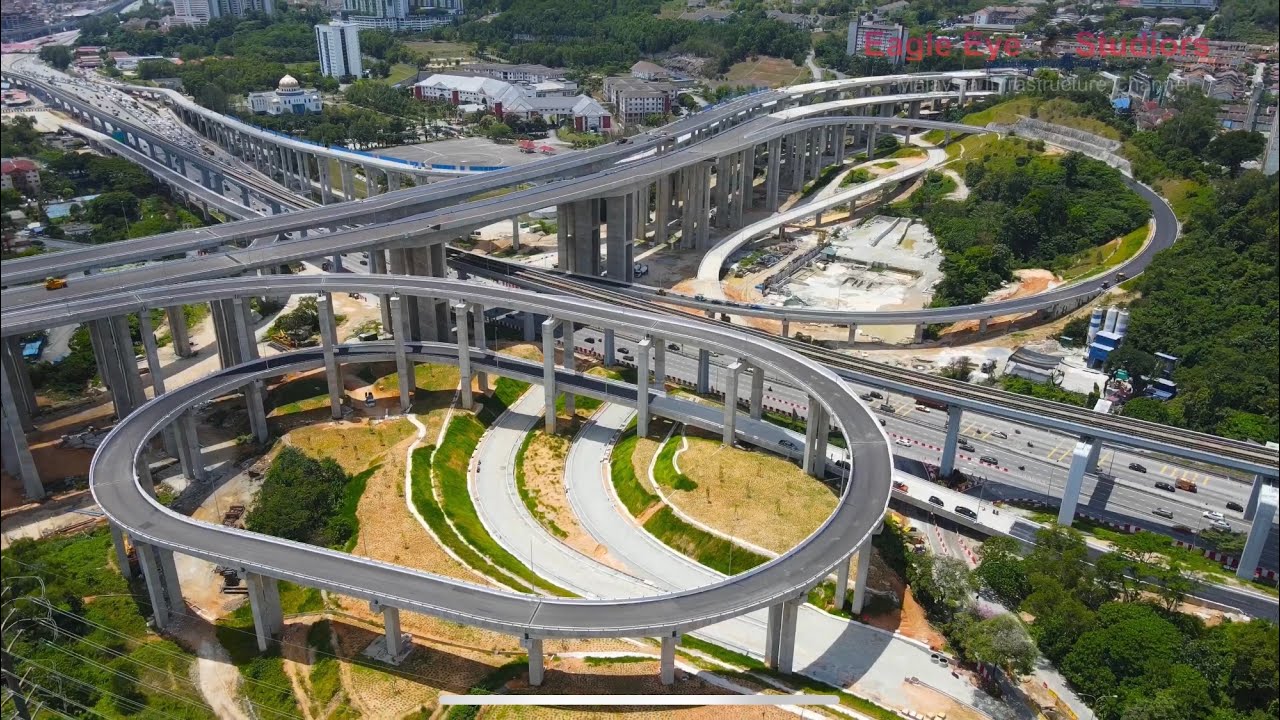 SUKE Highway Persimpangan Cheras Kajang Progress As Of March 2021 - YouTube