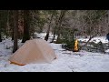 Winter Camping in Freezing Rain