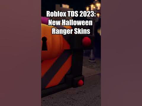 Roblox TDS New Halloween Ranger Skins (Pumpkin Ranger) #shorts #roblox