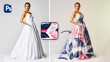 How to Add Any Pattern to Any Dress in Photoshop | Realistic Fabric Mockup Tutorial (Step-by-Step)