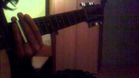 Slide blues in open D 12 string