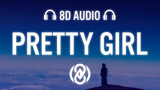 Ice Spice, Rema - Pretty Girl (Lyrics) | 8D Audio 🎧