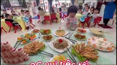 Tiệc buffet Tất niên chào xuân Giáp Thìn lớp 3C