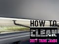 How To Clean Dirty Trunk Jambs #satisfying #carcare #detailingaddicts #cleanfreak