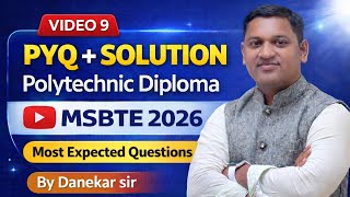 #Video9|M2 | PYQ+Solution |Polytechnic|Diploma|MSBTE|2026|‎⁨@devidasdanekar1965⁩  
