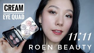 Roen Beauty Eyeshadow Quad | 11:11 | Eye Swatches, Product Review , and Shade Comparisons