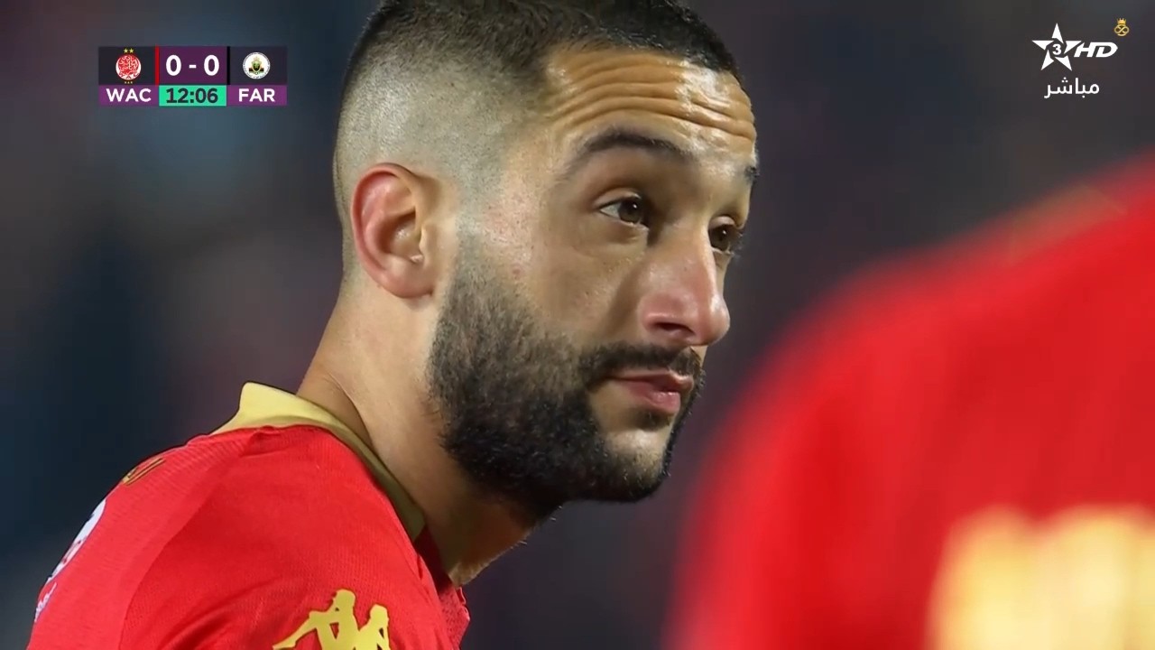 ملخص مباراة الوداد المغربي والجيش الملكي 1-2 اليوم | اهداف الوداد والجيش الملكي  | هدف عالمي لزياش