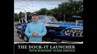 The easy way to launch a boat by yourself! Burnsie's Guide Service using DockIt Launcher