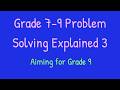 Answering Grade 7-9 Questions GCSE Maths Explained - Specimen Set 2