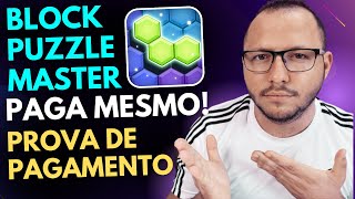 JOGO que PAGA no PAGBANK - BLOCK PUZZLE MASTER - PAGA MESMO - PROVA DE PAGAMENTO 2022 screenshot 3