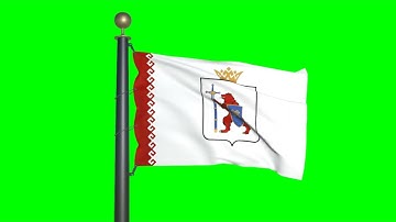 Flag of Mari El (green screen)