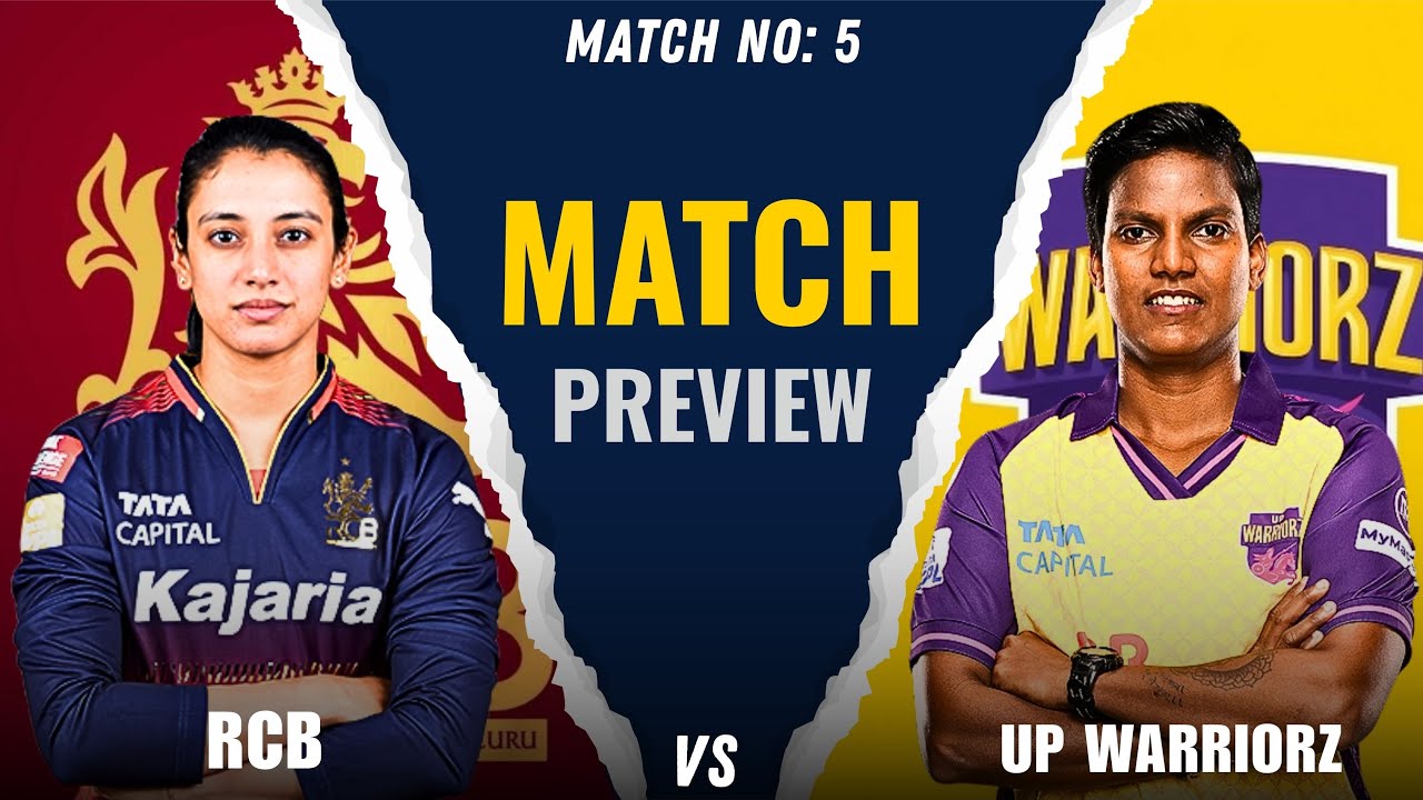 Royal Challengers Bangalore vs UP Warriorz – WPL 2026 Match 5 Preview 🏏🔥