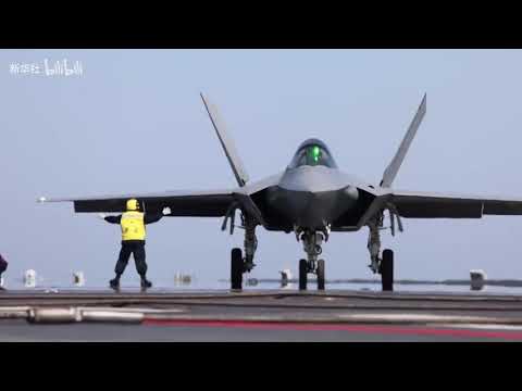 新华社发布视频，中国海军三种舰载机在福建舰成功起降，五代机歼35完成电磁弹射起降领先美国？ ｜新闻特写20250922