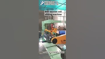 High precision belt tension steel coil slitting machine, pre-painted steel coil slitter