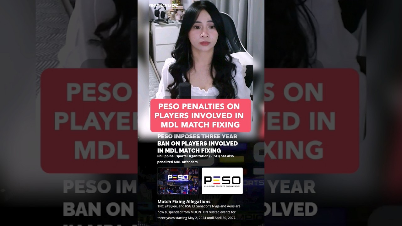 PESO Penalties on Players Involved in MDL Match Fixing 