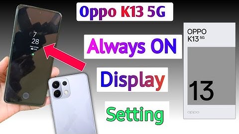 OPPO K13 5G Always ON Display Setting/How to Always on display in oppo k13 5g