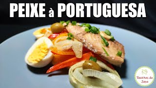 COMO FAZER PEIXE ASSADO no FORNO - PEIXE à PORTUGUESA