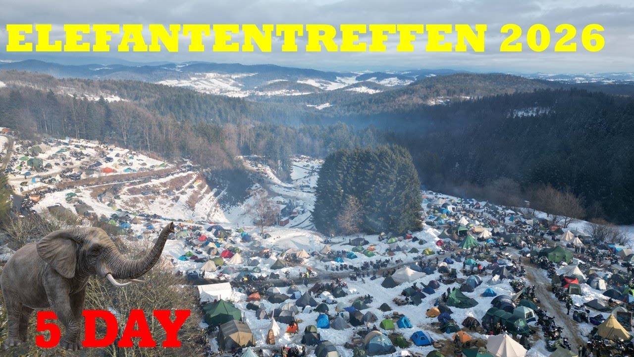 Elefantentreffen 2026 in the snow, 5 day🐘🐘