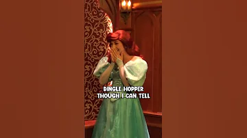 Ariel REALLY had fun with this! #disney #disneyland #disneyworld #impressions