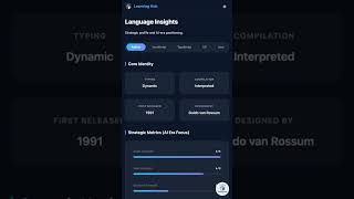 15 Programming Languages + Live AI Recommendations | Full-Stack Tutorial #Shorts