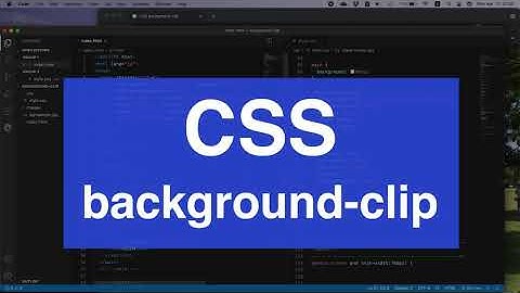 CSS：background-clip Property - 背景に文字を切り抜く