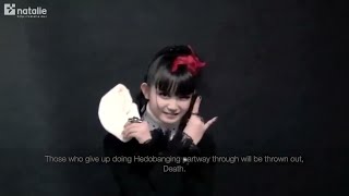 BABYMETAL // SU-METAL Talks New Single  Hedobangya! + Show