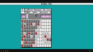 ATARI FALCON Mind Sweeper v1 1 Ed Eric Hameleers MINE SWEEPER CLONE MINE SWEEPER 1994 05 18 ST STE