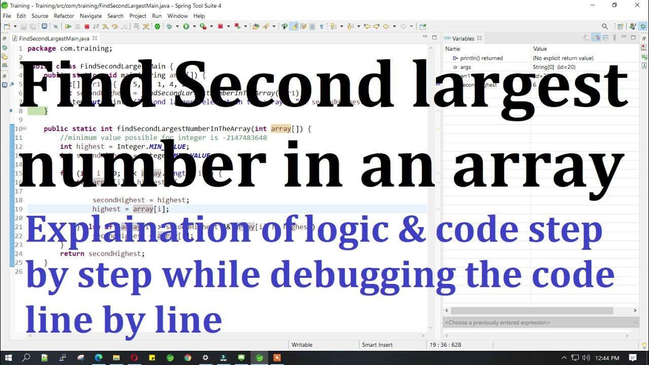 The largest number. The largest number