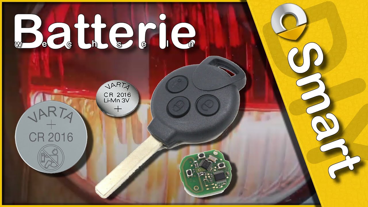 Smart 451 Schlussel Batterie