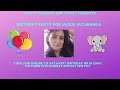 HAPPY BIRTHDAY PARTY FOR JACKIE JACARANDA